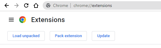 extension page